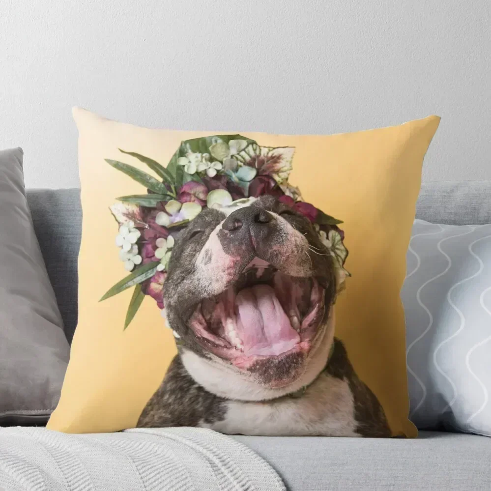 Flower Power, Luther laughing Throw Pillow christmas decorations for home 2025 Pillowcase Cushion Sofa Cushions pillow