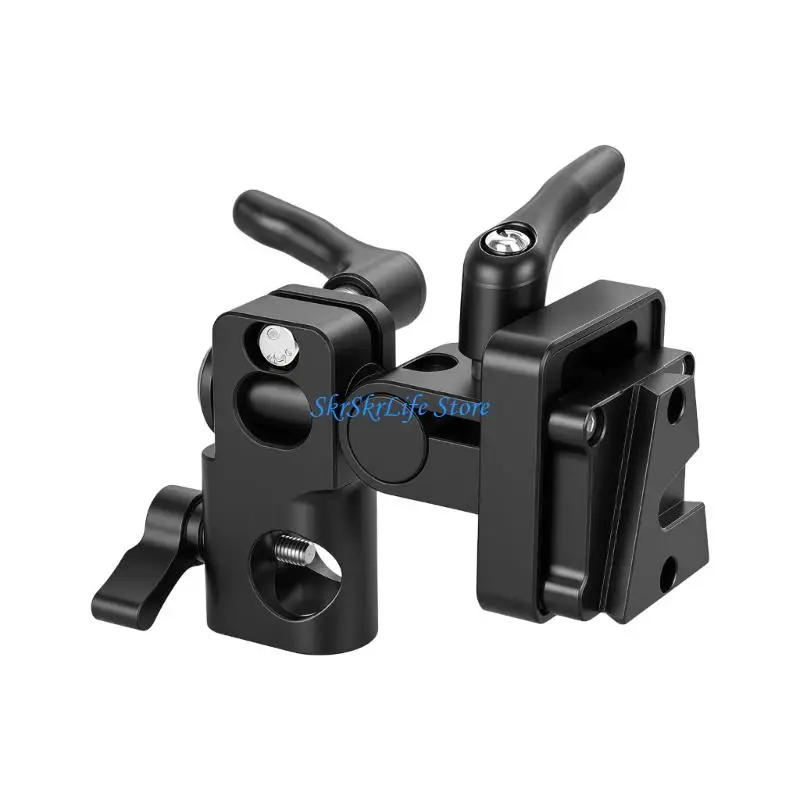 E65E Rapid Detach V Adapter Including 16Mm Rod Mount Quick Release V Lock For Cinematic Camera Rig And Lighting