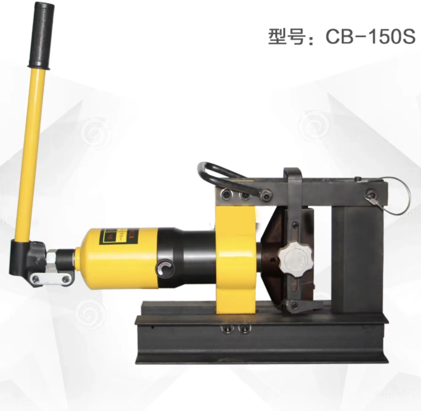 160KN 150mm width 8mm iron plate bending tool portable overall manual small hydraulic bender copper row bus processing machine