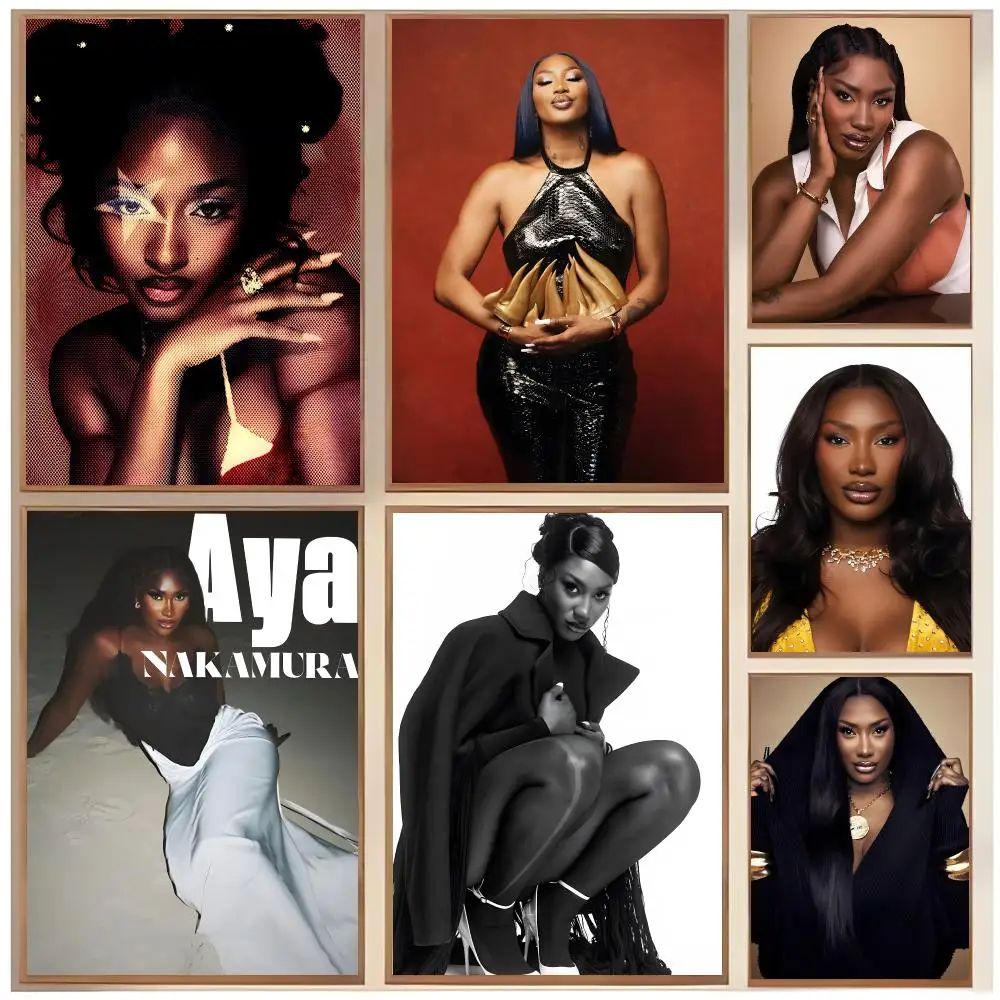 Energetic Singer A-Aya Nakamura Poster  Classic Home Interior Design & Modern Wall Decor Art Collection
