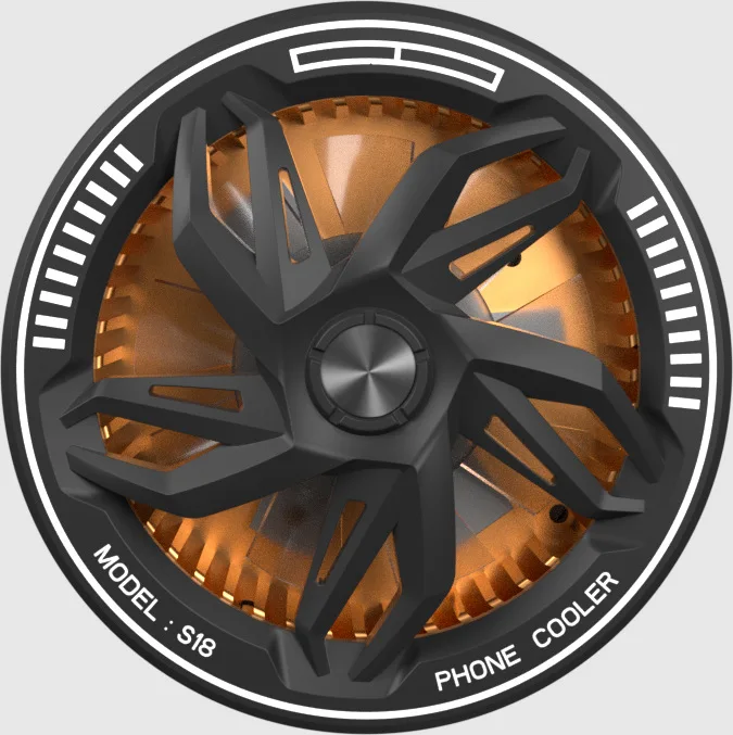 Icing Mobile Phone Radiator, Semiconductor Icing Magnetic Back Clip Universal Live Cooling Artifact Phone Cooler for Gaming