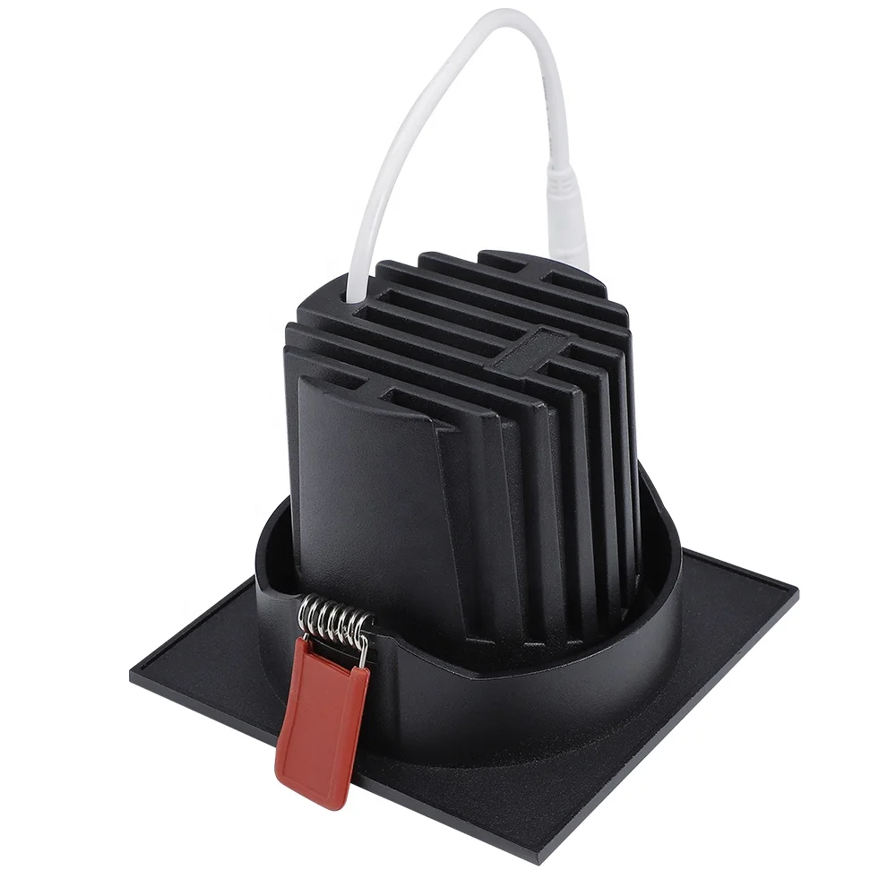 

Commercial Spot Light Honeycomb Downlight Anti Glare DALI Dimmable CCT 15 Watt 12 Watt Recessed LED COB Spotlight