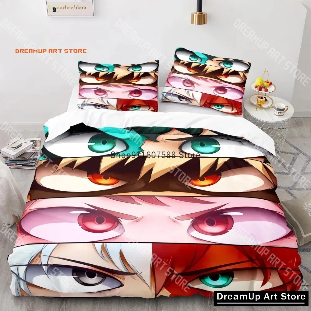 2026 New Anime My Hero Academy Duvet Cover Set HD Comforter Cover For Kids Bedding Sets Bedclothes Bedroom Decor