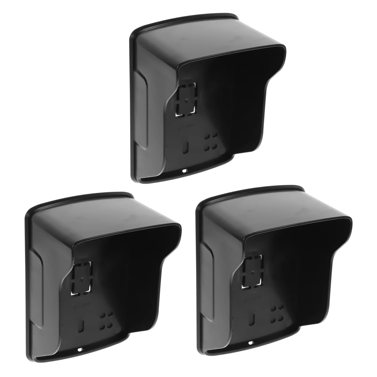 

3 шт., чехол для дверного звонка, устойчивый к атмосферным воздействиям, пластик, непромокаемый, защита для машины контроля доступа, устройство с отпечатками пальцев, водонепроницаемое, на открытом воздухе