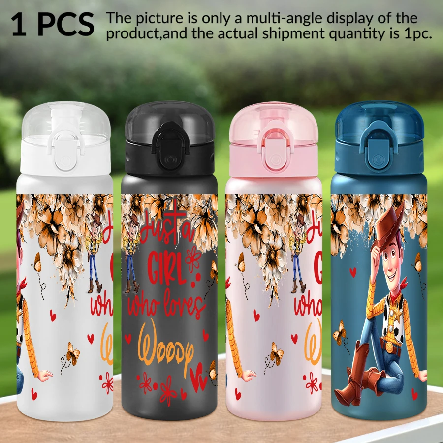

1Pc Disney Toy Story Woody pattern 26oz plastic water bottle outdoor sports water cup birthday/homecoming gift