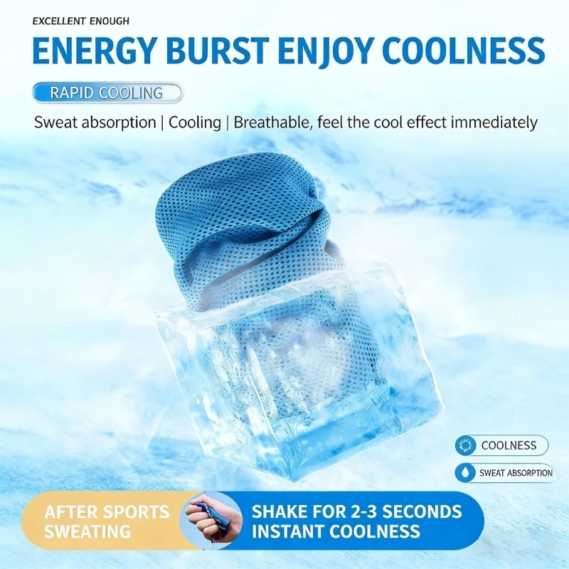 Quick Drying Sport Towel Wrist Sweat Towel for Workout Swimming Yogas Soft Absorbent Cupro Fiber Texture 20x30cm 4XBB