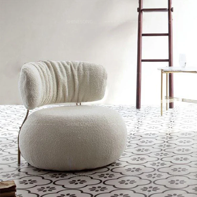 

cheap price modern furniture fabric single living room chair simple design armless leisure chair