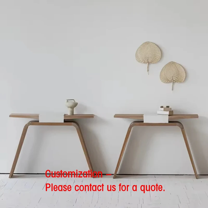 

custom.Style Oak Concrete Made Decorative Cabinet Living Room Furniture Side Table Console Table