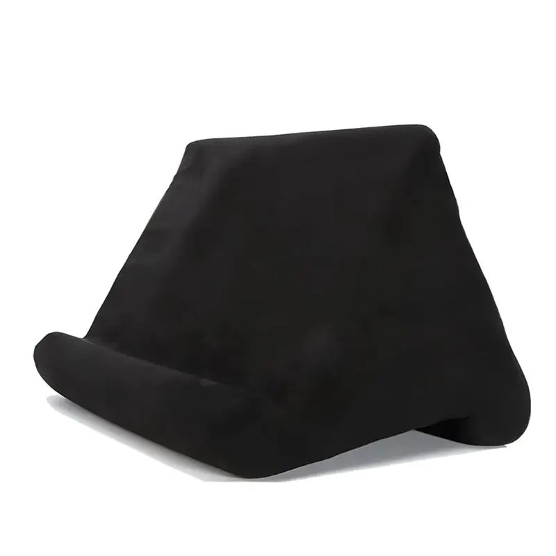 Sponge Pillow Tablet Holder For Tablet Holder Mobile Phone Support Pillow Multi-Angle Reading Stand Durable Easy Install Black