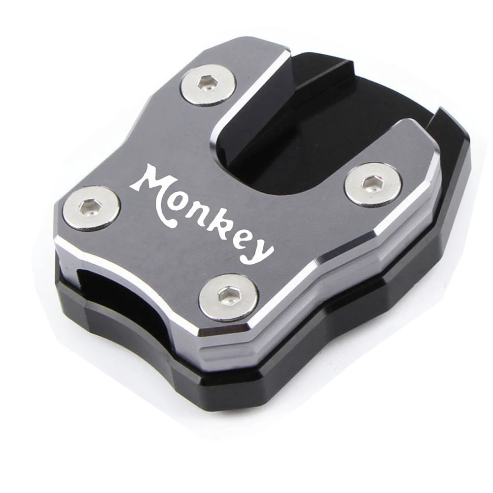 Motorcycle Side Stand Foot Enlarger Plate Pad Kickstand Support Pad Shell Cover For Honda Monkey125 MONKEY 125 2018-2022