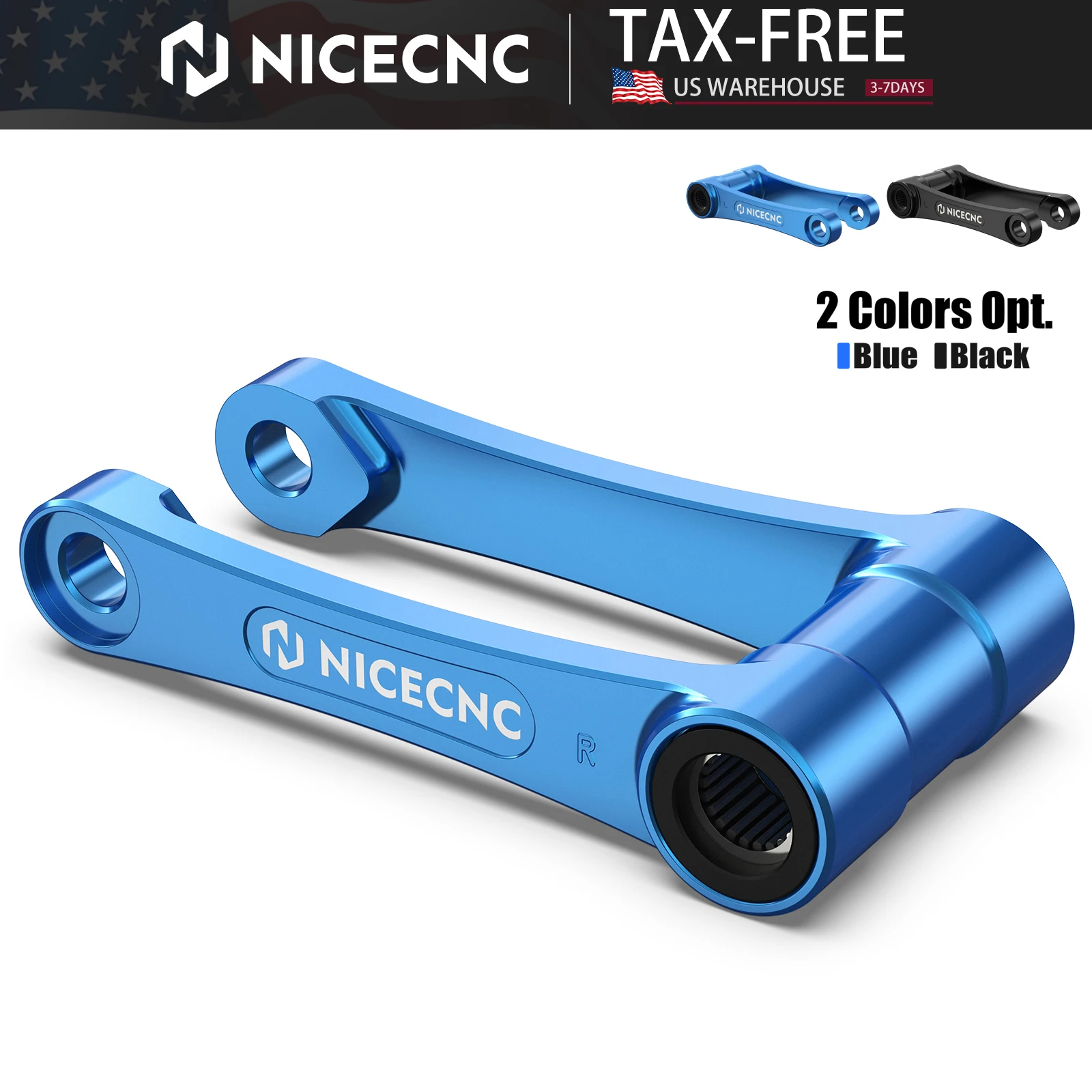 NICECNC لـ 2024 Sherco SE-R 125 250 300 SER SEF-R 250 300 450 500 SEFR 2017-2024 1.75 بوصة مجموعة وصلة خفض الدراجة النارية من الألومنيوم