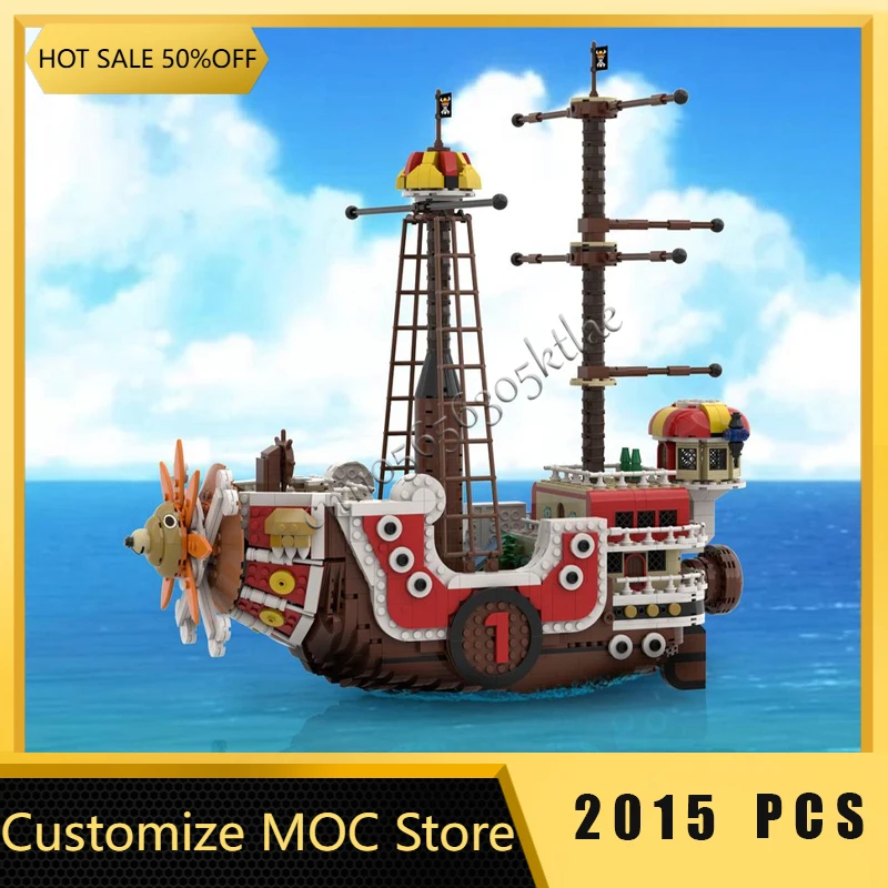 Nouveau 2015 pièces MOC célèbre série d'anime le modèle de navire le plus emblématique Architecture bloc de construction enfants briques jouet Halloween cadeau