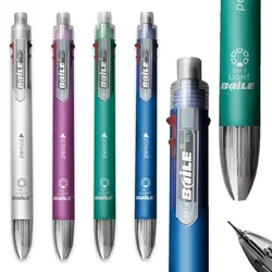 6 in 1 MultiColor Pen Ballpoint Pen Set Retractable 5 Colors and Mechanical Pencil in One Pen Multifunction Pen Stationery