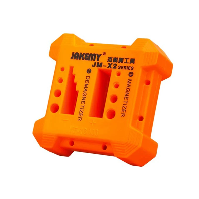 JM-X2 Magnetizer Demagnetizer Tool Orange Screwdriver Magnetic Pick Up Tool Screwdriver Magnetic Degaussing Phone Repair