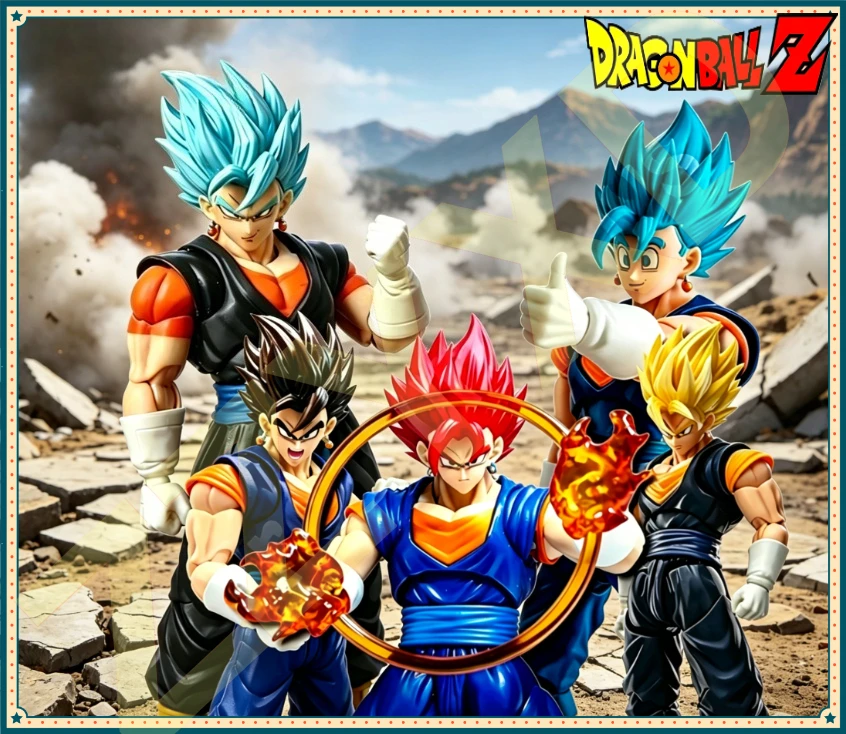 

In Stock YGMW Studio Dragon Ball Z SHF Super Saiyan God Vegito Anime Action Figure Collectible Model Toy, Perfect Gift For Kids