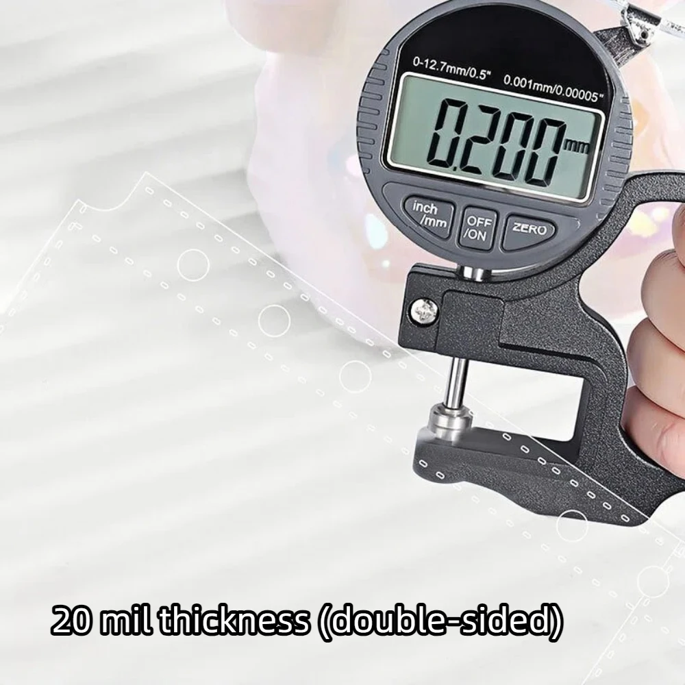 A4 11-Hole Clear Single-Sided Photo Sleeve Pages Acid-Free PVC-Free For Binders Postcards, K-Pop/Star Collection, Card Storage