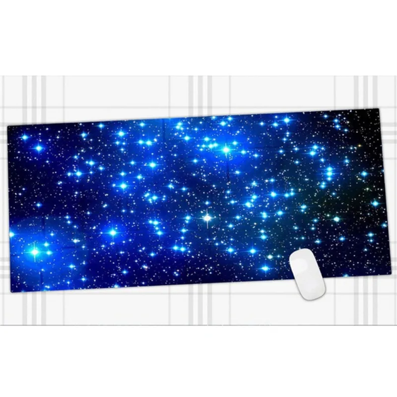 

Wholesale Large Galaxy Anti-Slip Gaming Mouse Pad Lockedge Mouse Mat For Laptop Computer Desk Pad Cooling Keyboard Mat