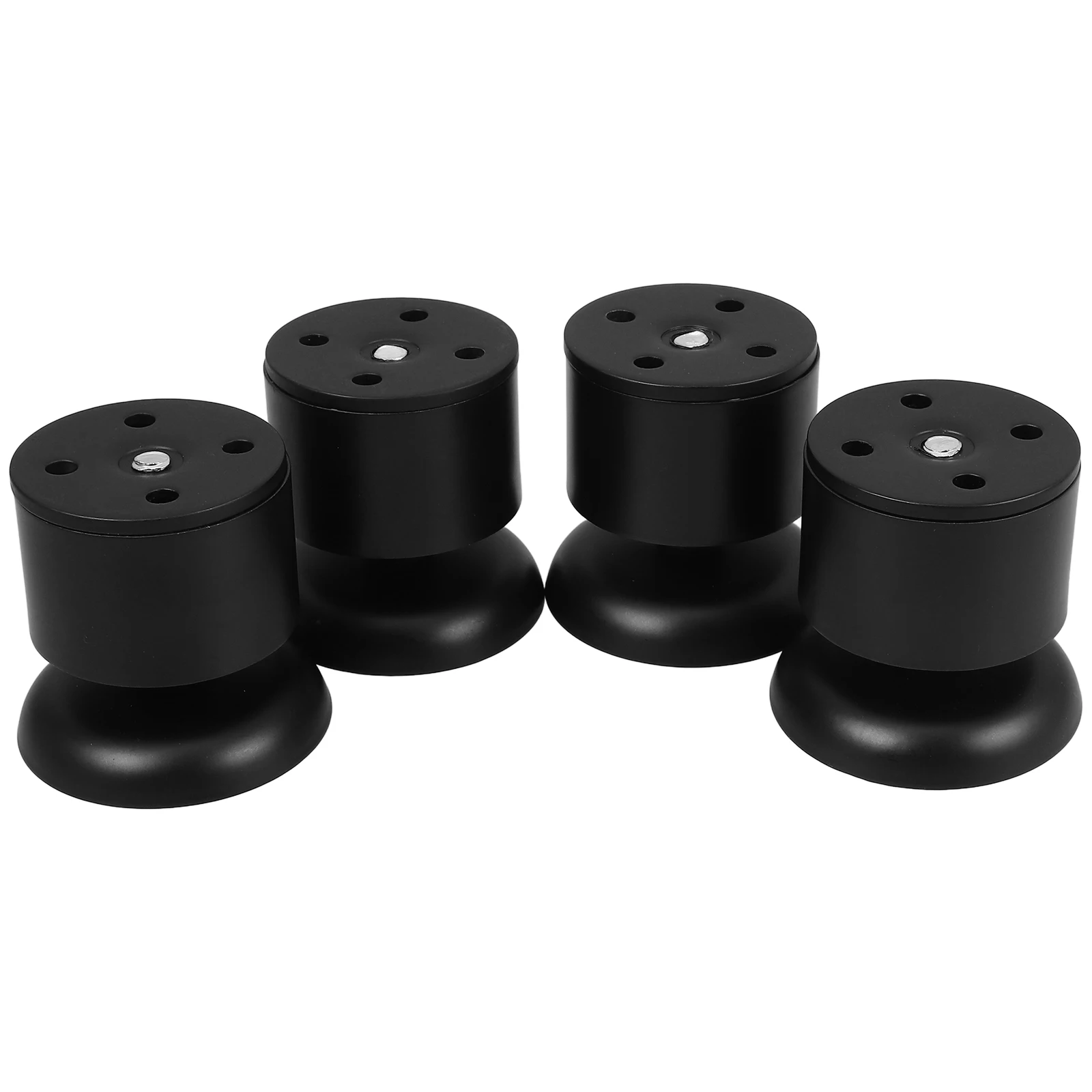 

4pcs Adjustable Stainless Steel Furniture Legs For Sofa Cabinet Table Bed Support Heavy-Duty Metal Legs Replacement Round