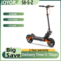 Joyor S8-S-Z Electric Scooter with Turn Signal 600W*2 Motor 48V 26Ah Battery 10-inch Tire Dual Hydraulic Brakes Adult E-Scooter