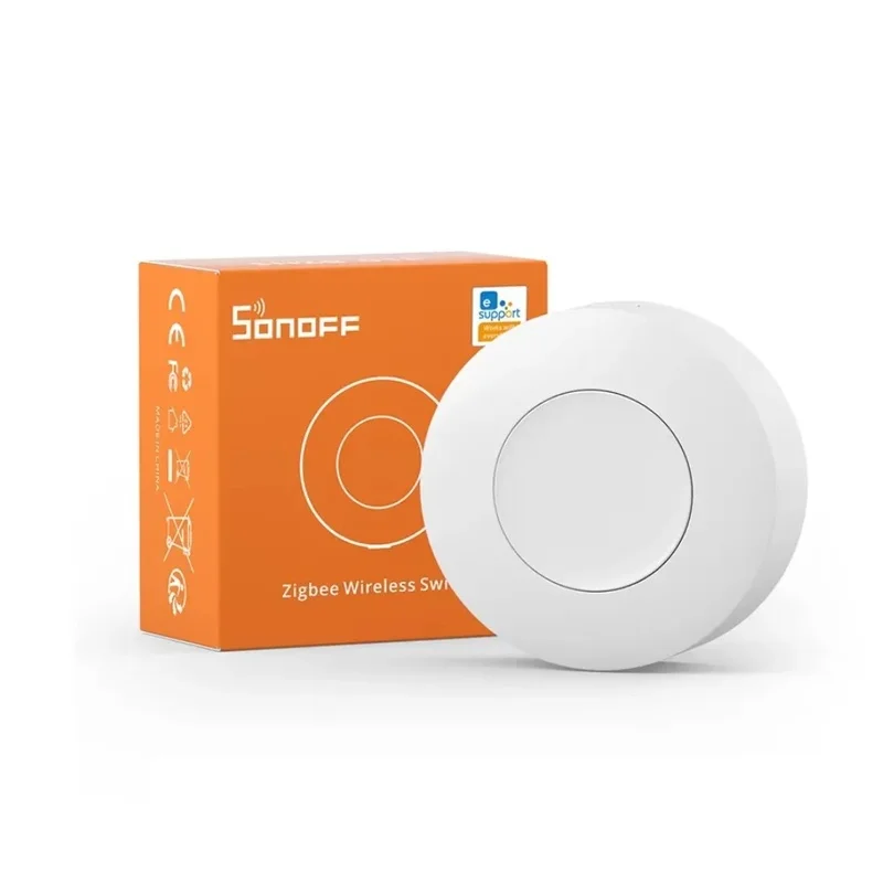 SNZB-01P SNOFF Zigbee Wireless Switch  Smart Scene Two-way  Home Appliance Via EWeLink for Smart Home Works with Alexa