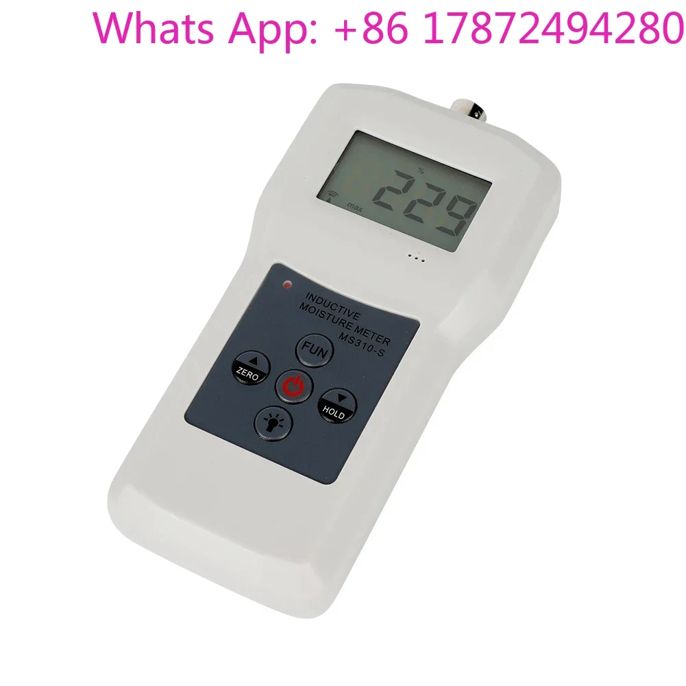 Inductive Digital Moisture Tester MS310-S Wood Timber Bamboo Paper Concrete Textile Use