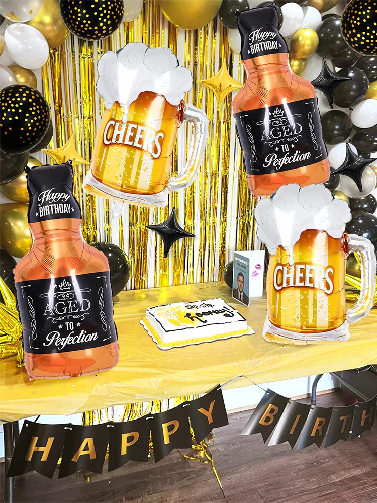 23 adet/takım Mutlu Doğum Günü - Wine Beer Whiskey Year incelemesi ve fiyatı