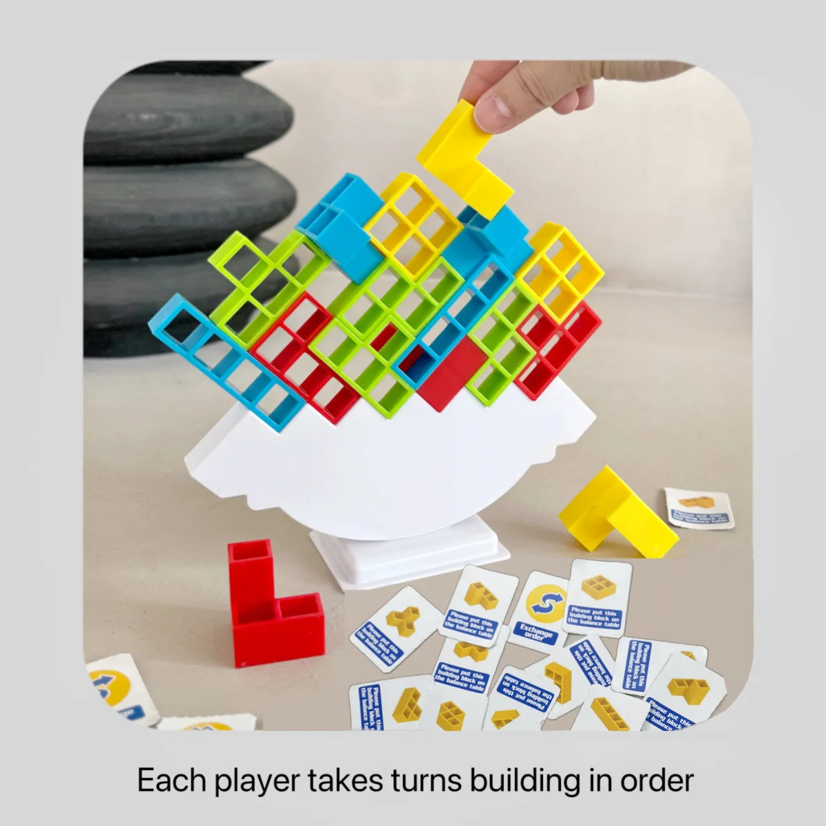 Sway Stacking Fun Party Game for Family Gatherings - Ideal for Celebrations Christmas Halloween Thanksgiving Easter