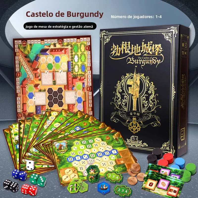 jeu-de-societe-chinois-de-haute-qualite-burgundy-castle-avec-carte-d'extension-strategique-jeu-de-societe-decontracte-pour-jusqu'a-4-joueurs