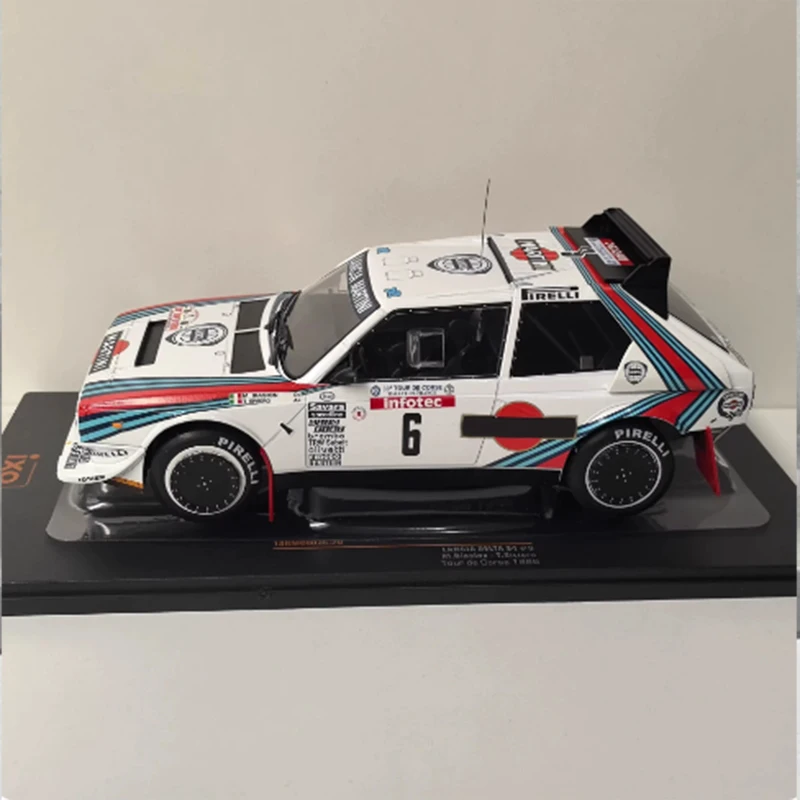 IXO 1:18 Skala LANCIA DELTA S4 # 2/ # 7/ # Model samochodu ze stopu 6Alloy, statyczny, kolekcjonerski, dekoracyjny, na prezenty świąteczne, zabawka, pamiątka.