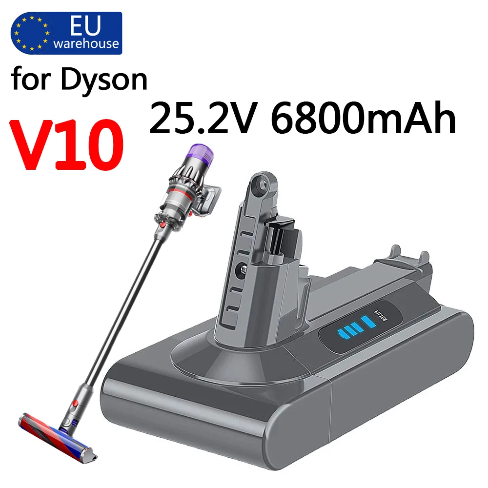 Batterie de remplacement 100% neuve pour Dyson V10, modèles compatibles V10 Motorhead Absolute Fluffy Cyclone SV12, batterie Absolute V10 Fluffy Cyclone V10, aspirateur V10