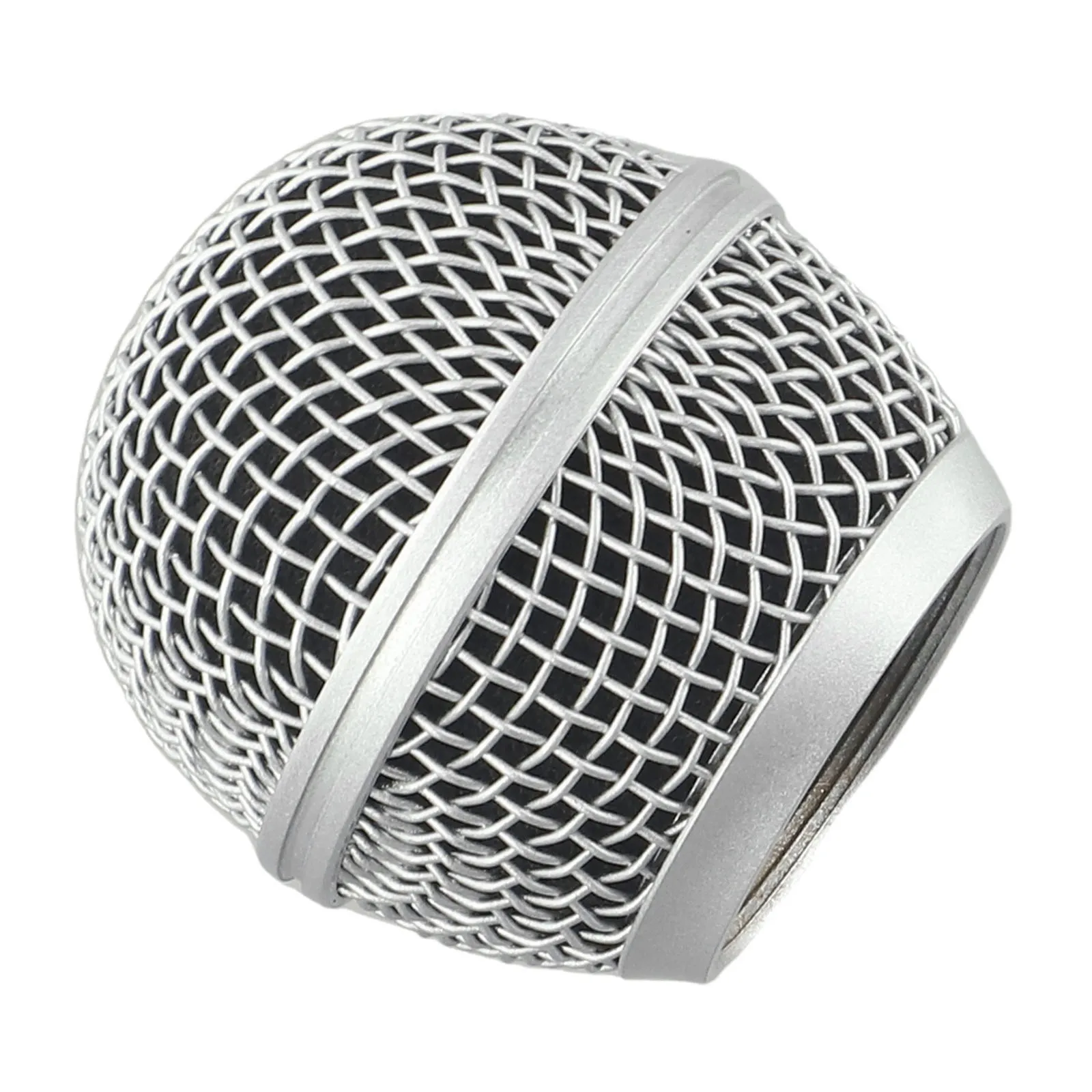 Cabezal de malla de repuesto de acero para micrófono 58, compatible con Shure Beta, cubierta de rejilla para micrófono, 1 unidad