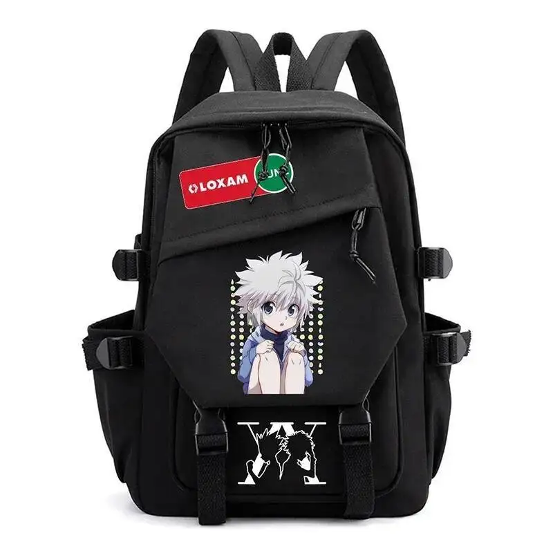 

Anime Game Black Blue Green Pink White Hunter X Hunter Student Teens School Bags Backpacks