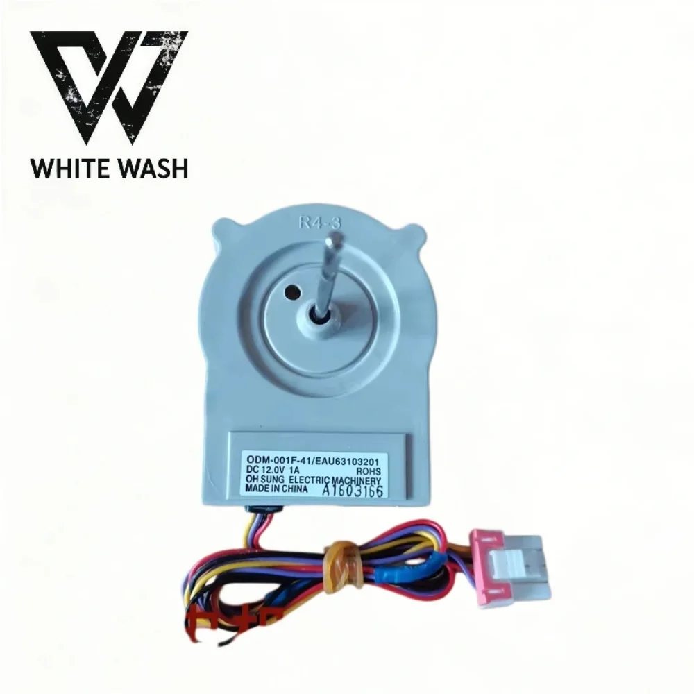 

New Refrigerator Motor Freezer Cooling Fan Compatible with EAU63103216 EAU63103201 DC Fan Shaft Length 60mm Refrigerator Parts