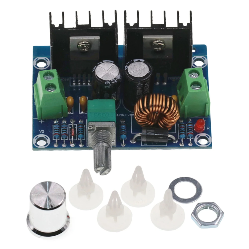 DC Voltage Regulator Converter Step-Down DC-DC Professional Adjustable High Power Supply Voltage Regulator XH-M401 Module