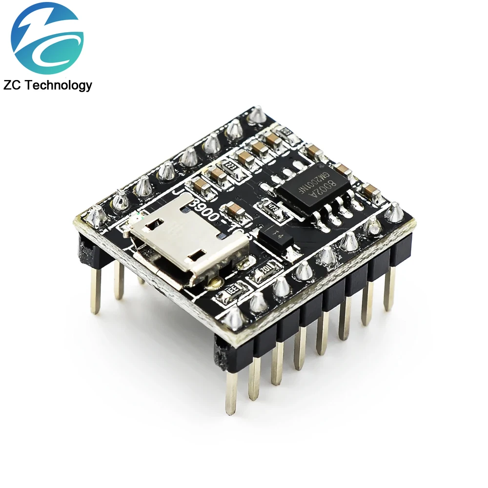 JQ8900-16P voice broadcast module customized music intelligent voice broadcast USB serial port MP3 recognition module