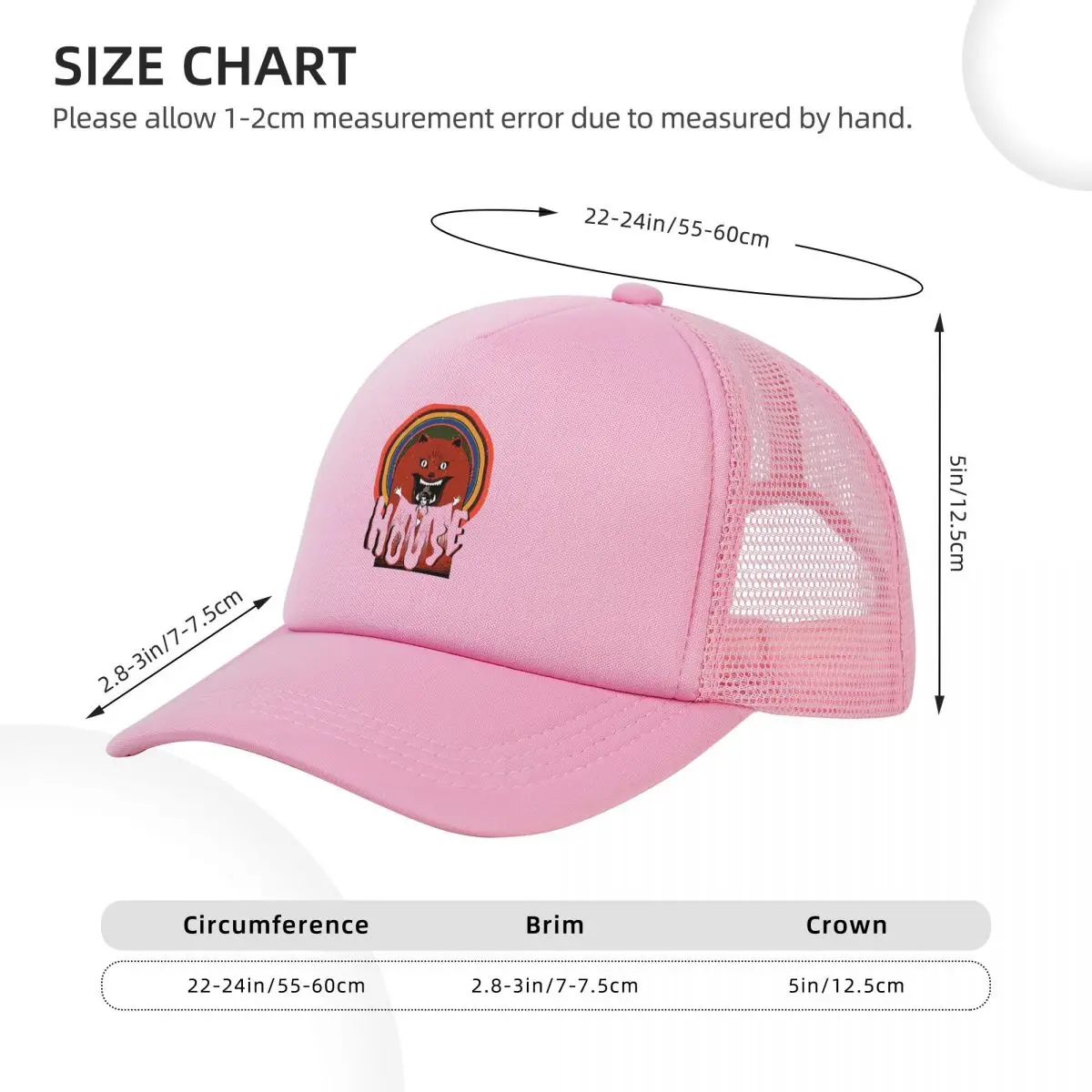 Hausu (House) 1977 Essential Mesh Baseball Caps Snapback Fashion Baseball Hats Breathable Casual Casquette Outdoor Unisex