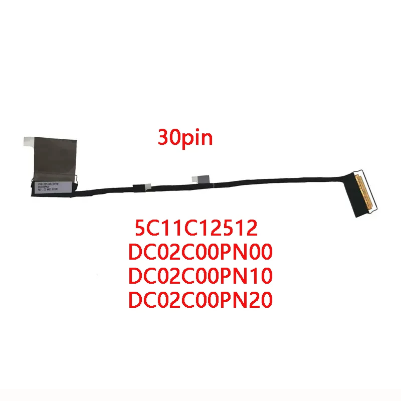 Lenovo Thinkpad T14s Gen 2 용 정품 노트북 LCD EDP FHD 케이블, 30 핀, 5C11C12512, DC02C00PN00, DC02C00PN10, DC02C00PN20, 신제품