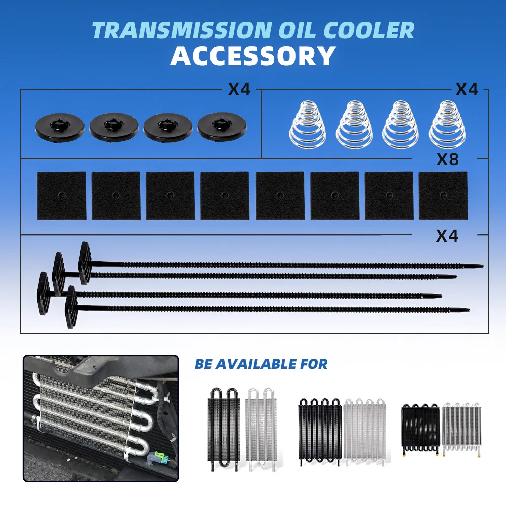 1 Set Auto Car Universal Electric Radiator Fan Ventilador Mounting Kit 8x 9
