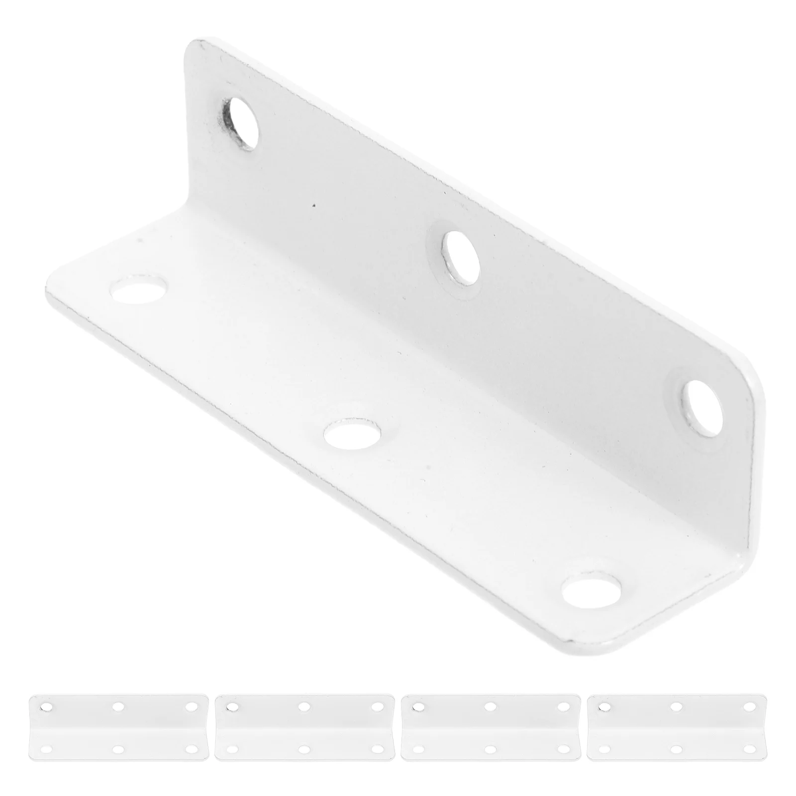 

5pcs Stainless Steel Angle Brackets Heavy Duty Corner Support Furniture Wood Shelves Garden Beds Right Angle Triangle Supports