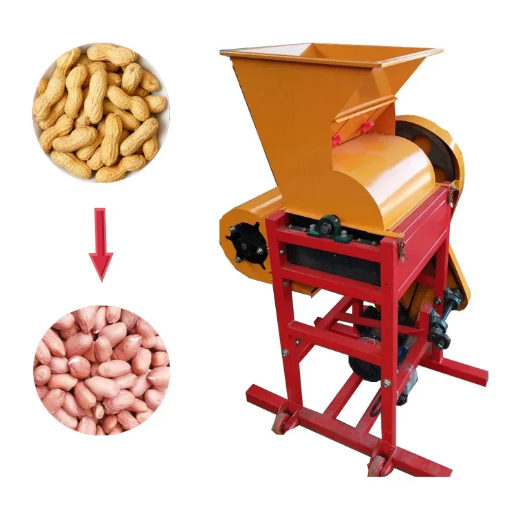 2023 Hot Selling Moving Groundnut Peanut Sheller Thresher Harvester and Thresher Machine of Peanut