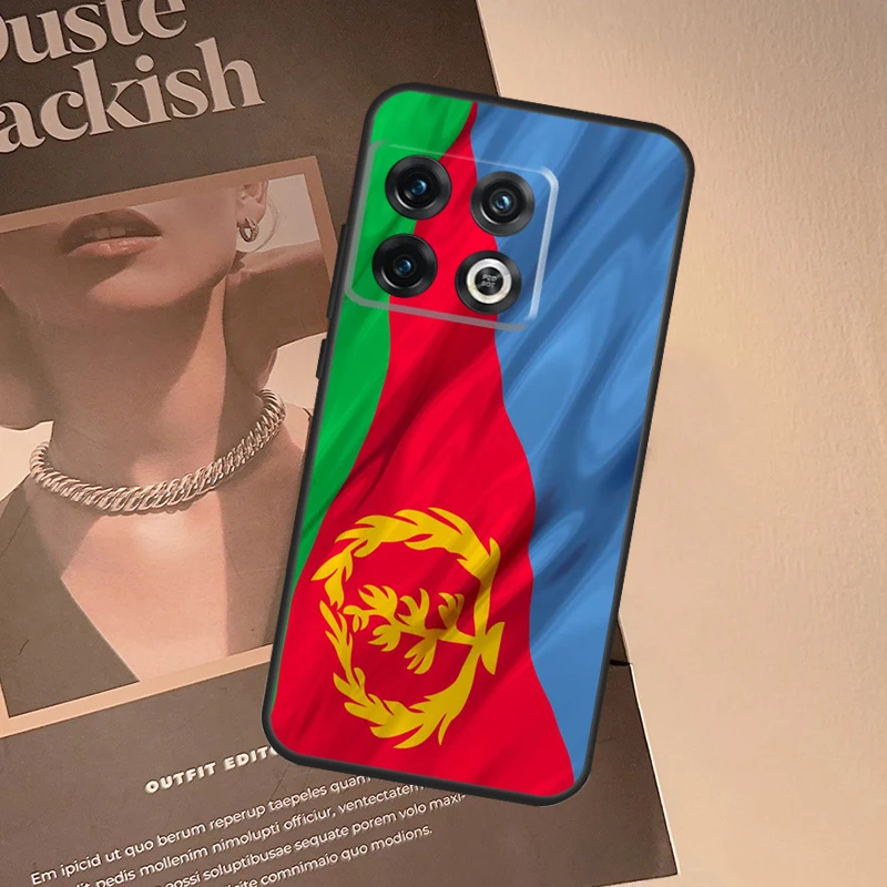 إريتريا العلم الحال بالنسبة OnePlus 9 10 Pro 10T 8T 15 13 12 11 13T 13R 12R Nord CE 5 2 3 4 Lite N20 N30 غطاء #5