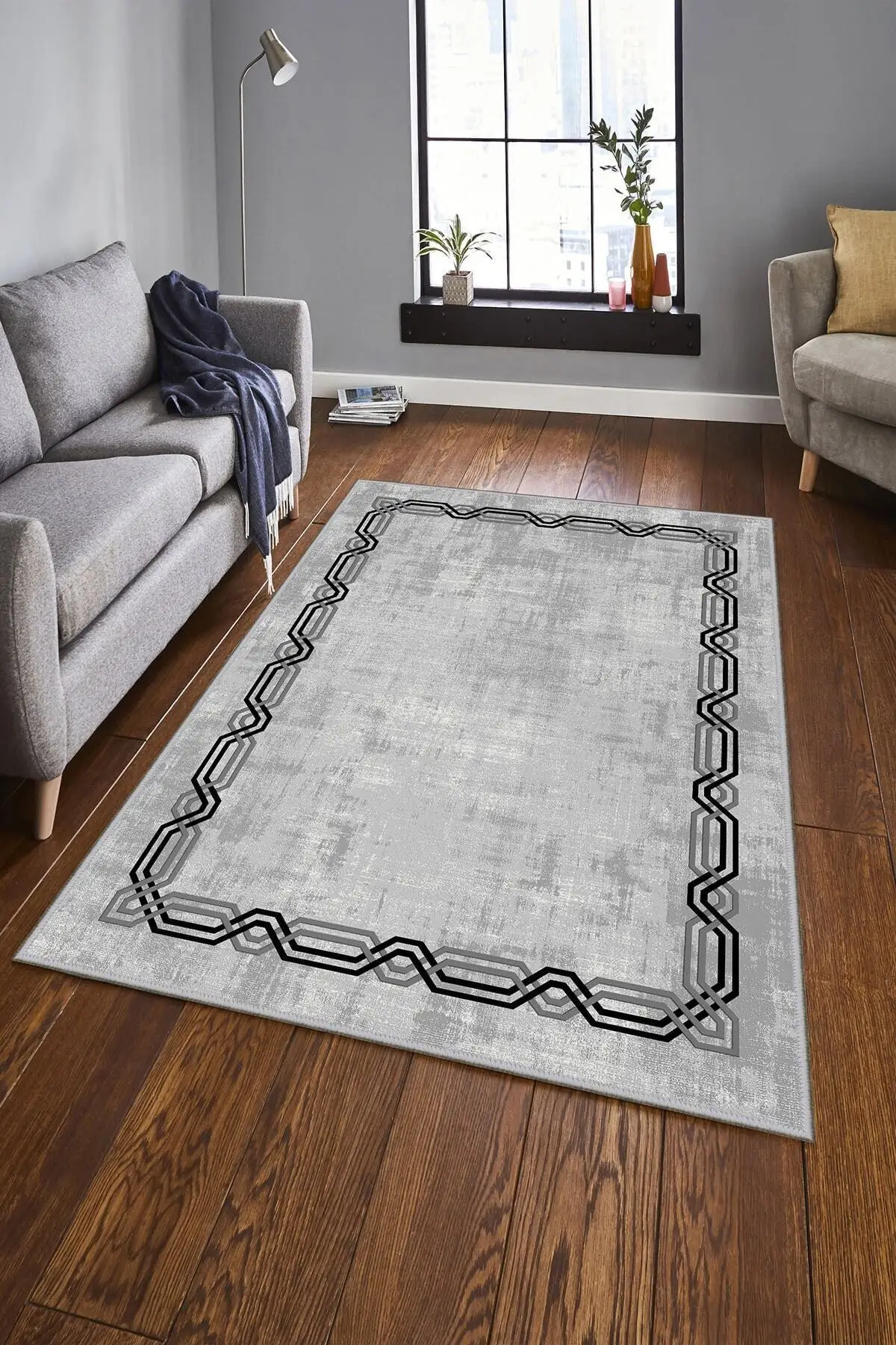 DOLBOVI decorative custom design Modern washable slim non-slip floor carpet