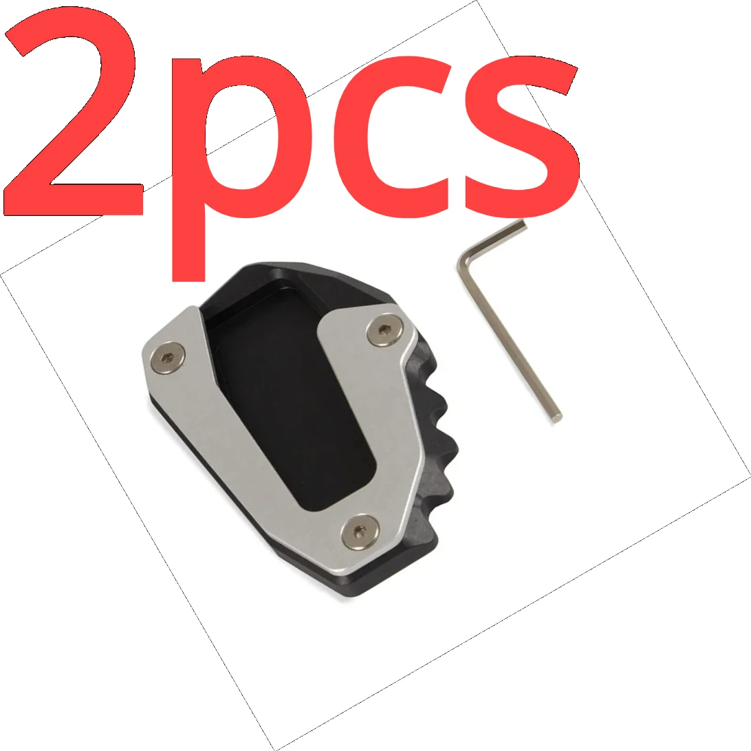 2pcs For CNC Motorcycle  Side Stand Enlarger pad plate kickstand For 1200 1260 1200S 1200GT 950 all yea