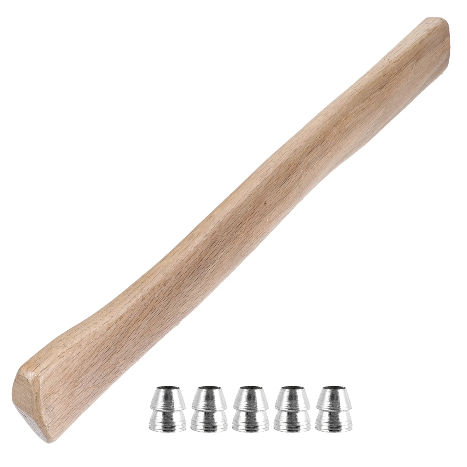 1 مجموعة الخشب مقبض الفأسة استبدال تصميم قوي المضادة للانزلاق توفير العمالة تركيب لوازم مقبض الفقرة