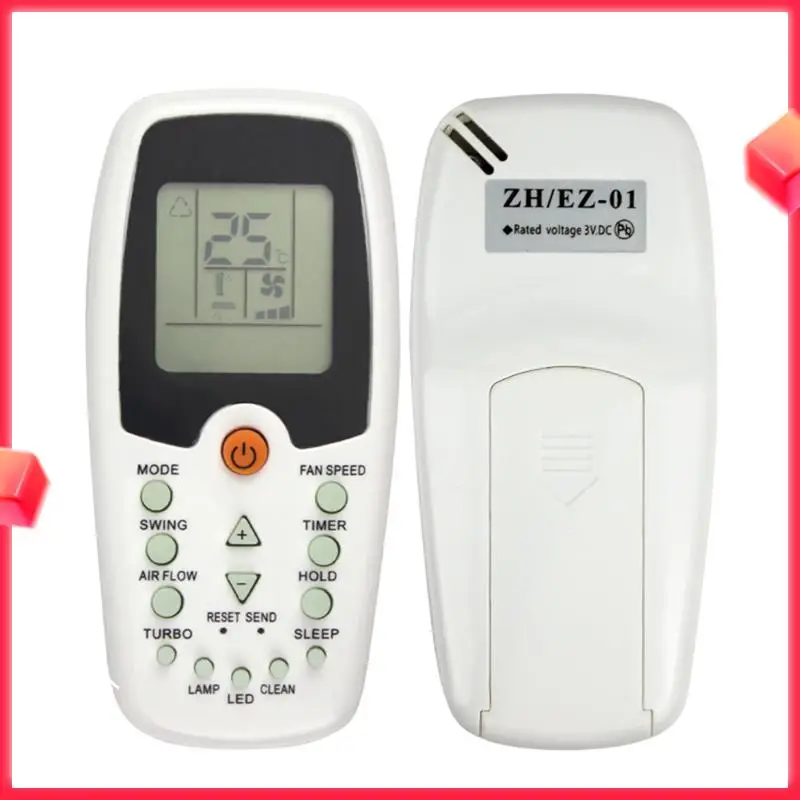 【새 목록】ZH EZ-01 AC 교체 컨트롤러용 에어컨용 범용 리모콘