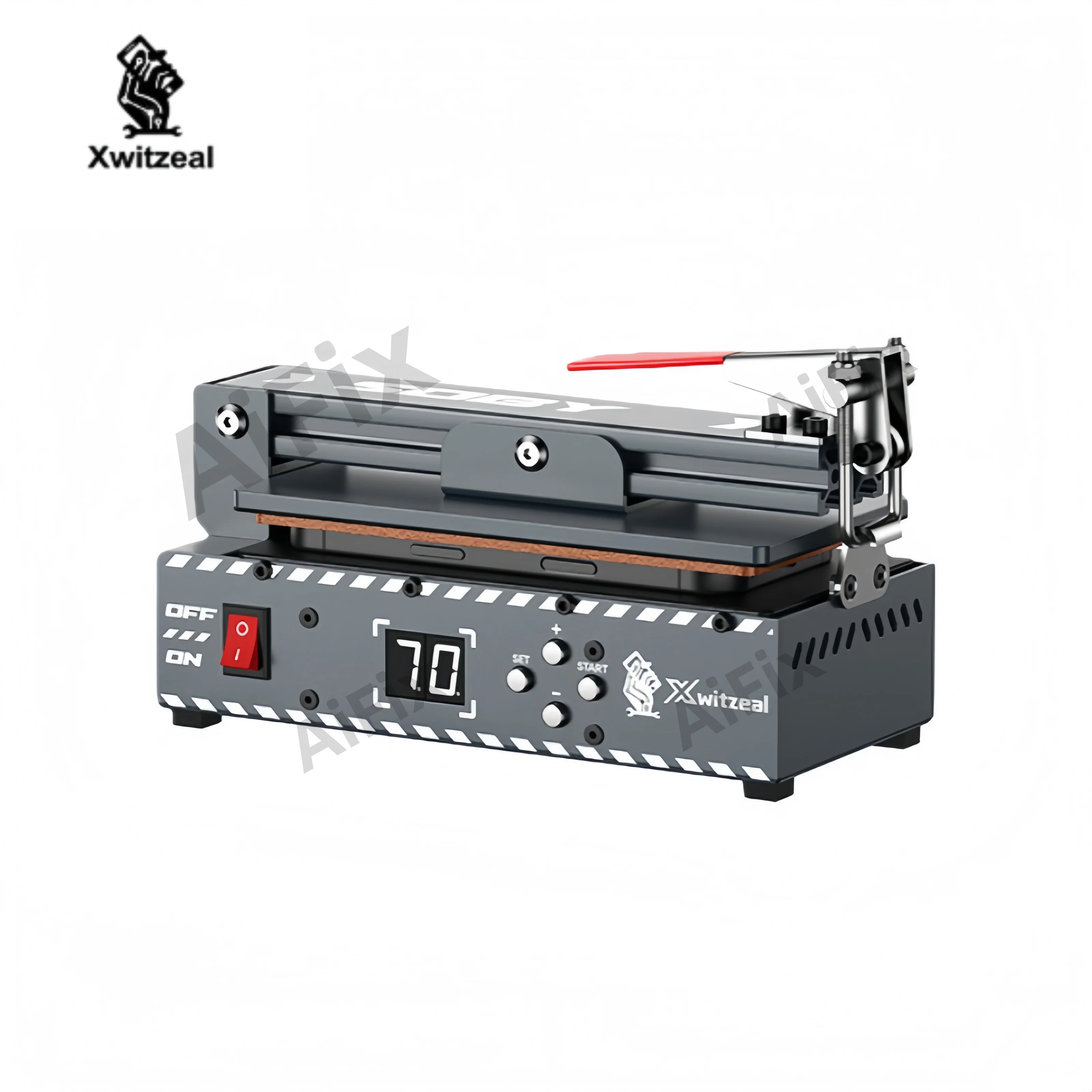 

Xwitzeal SDBY Цифровой экран с подогревом, удерживающая платформа, быстрое и регулирование давления для iPhone, Samsung, ремонт ЖК-дисплея