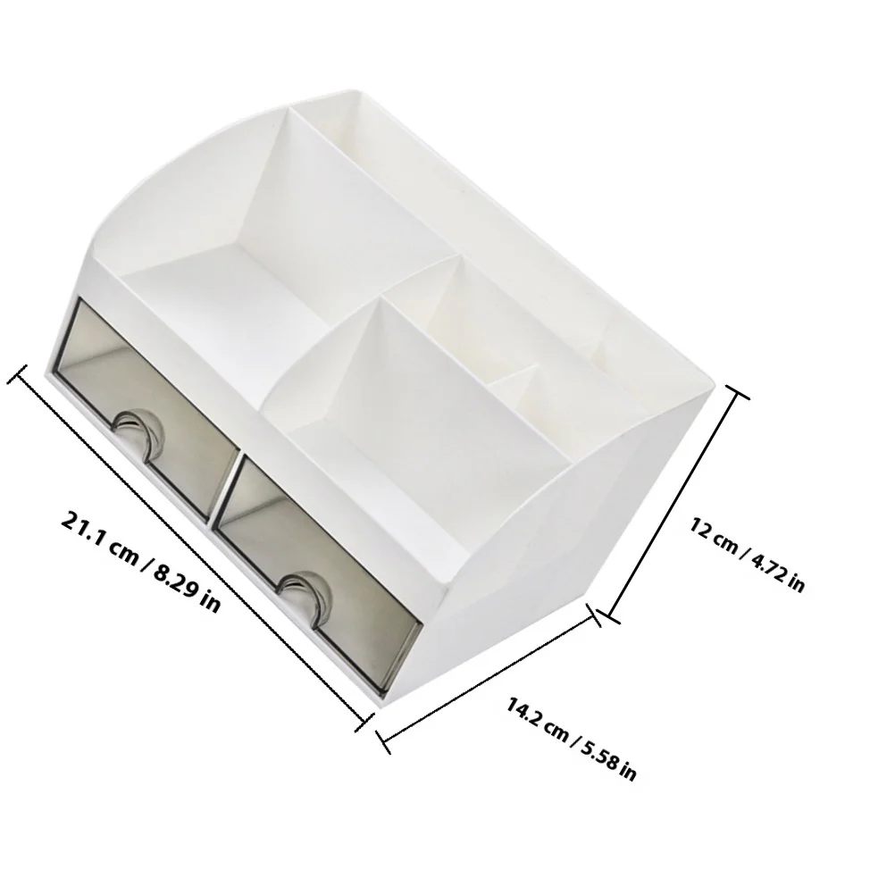 صندوق تخزين مكتبي درج نوع منظم للقلم حاكم الشريط القاطع القرطاسية مكتب المدرسة المنزل غرفة نوم مكتب الحاويات #5