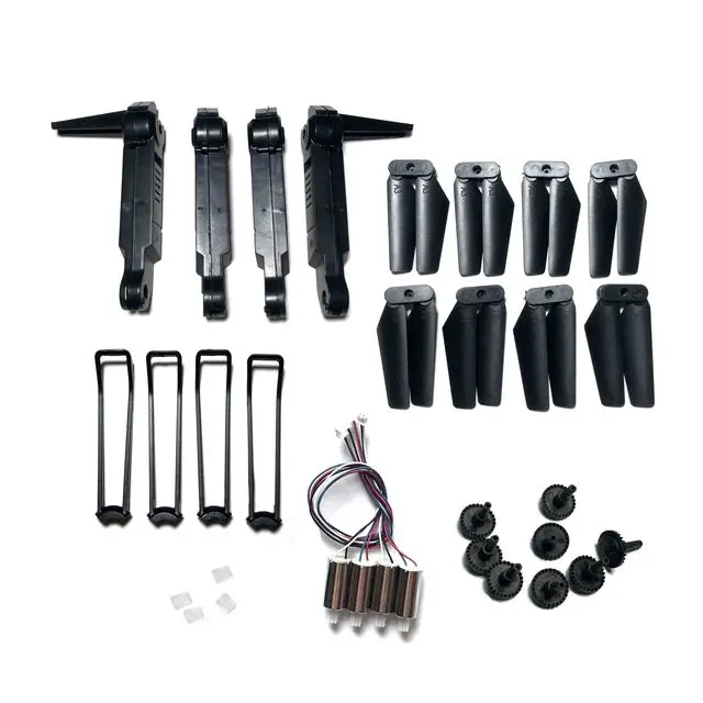 

LS-XT8 Quadcopter Spare Parts Engines Main Gear Propeller Blade Accessories Motor Arm Guard Kit for LSRC XT8 Mini RC Drone