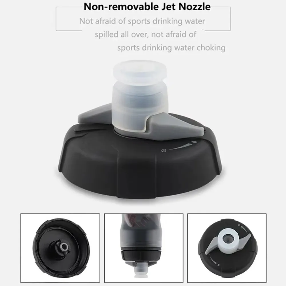 600ML Capacity Bike Water Bottle PP5 Plastic Material Double Layer Insulation Cycling Water Bottle Heat And Cold Insulated