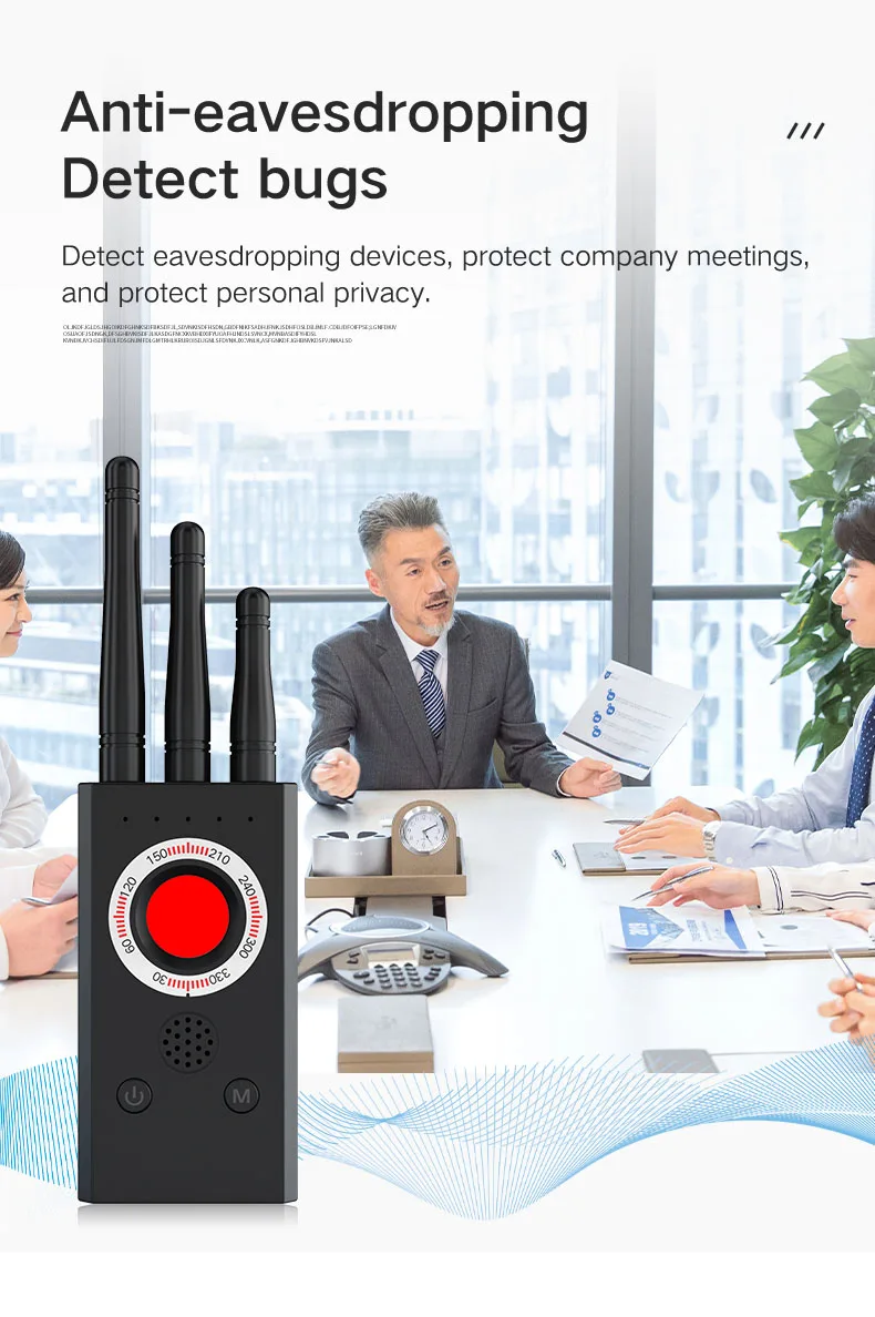T16 Signal Detector Anti-Camera Anti-Eavesdropping GPS Scanning Detector Anti-Positioning Tracking Camera Detector
